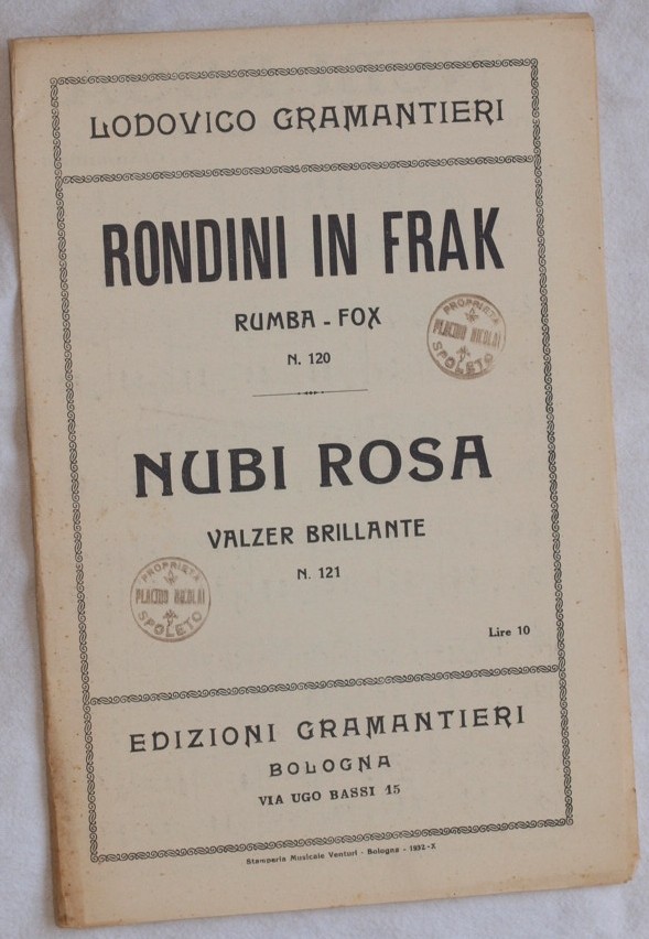 RONDINI IN FRAK - NUBI ROSA