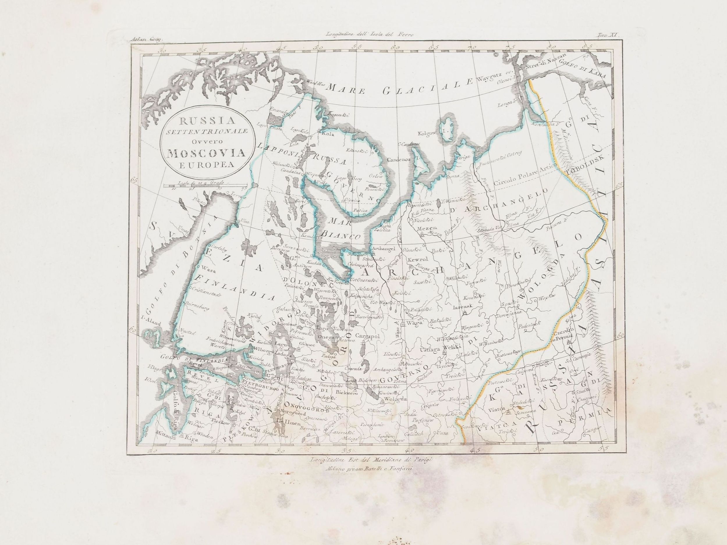 RUSSIA SETTENTRIONALE OVVERO MOSCOVIA EUROPEA
