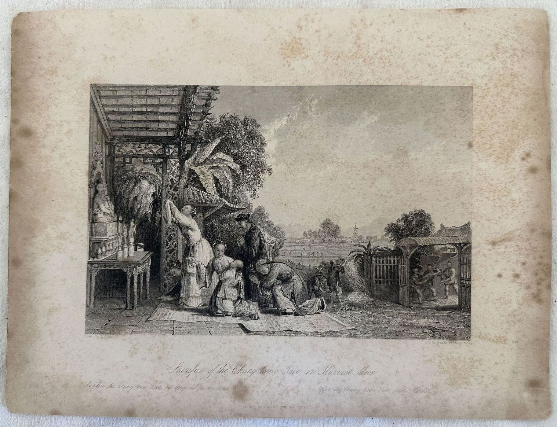 SACRIFICE OF THE CHUNG TSWE TSEE OR HARVEST MOON