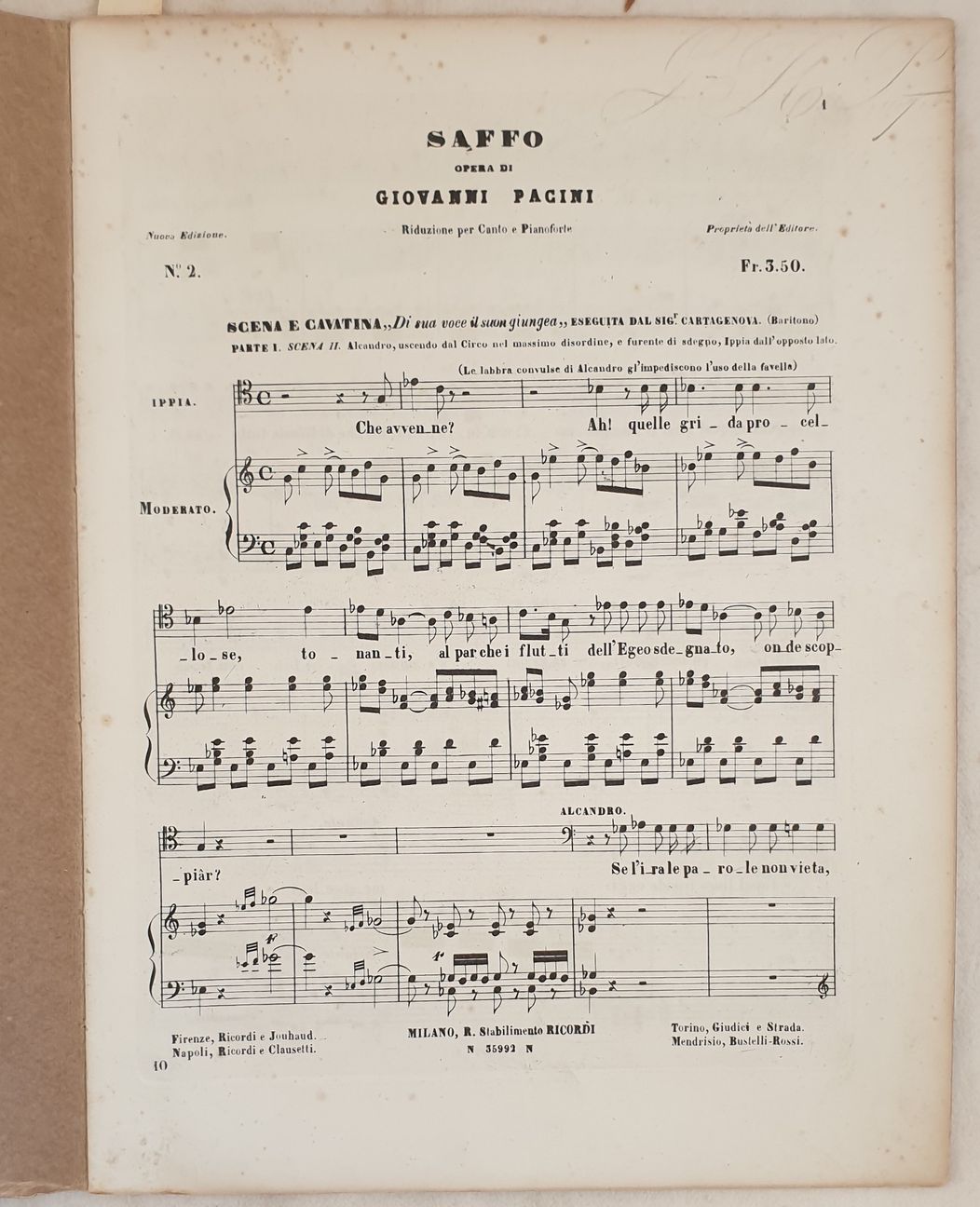 SAFFO APRILE 1867