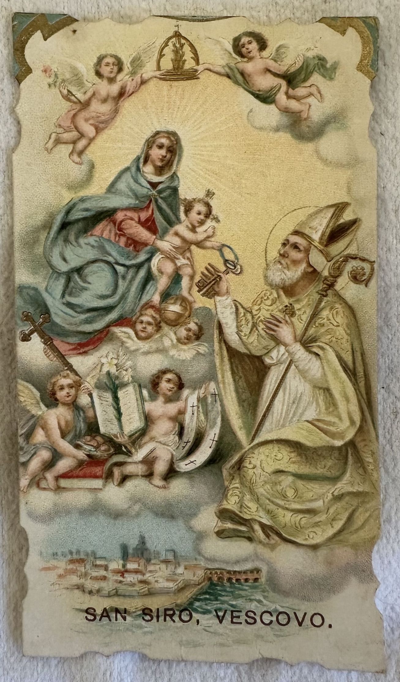 SAN SIRO VESCOVO MEDIOLANI E CURIA ARCHIEPISC. 17 DECEMBRIS 1898