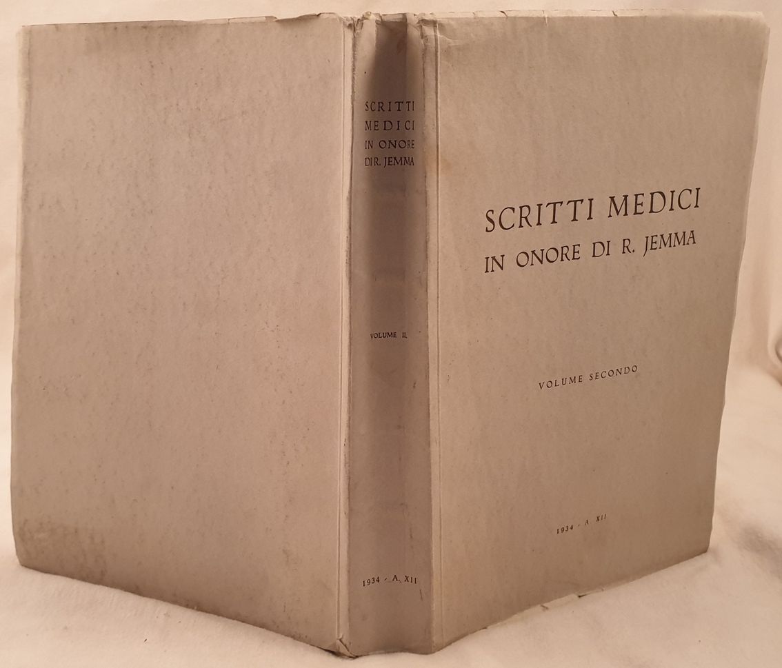 SCRITTI MEDICI IN ONORE DI R. JEMMA NEL XXX ANNO …