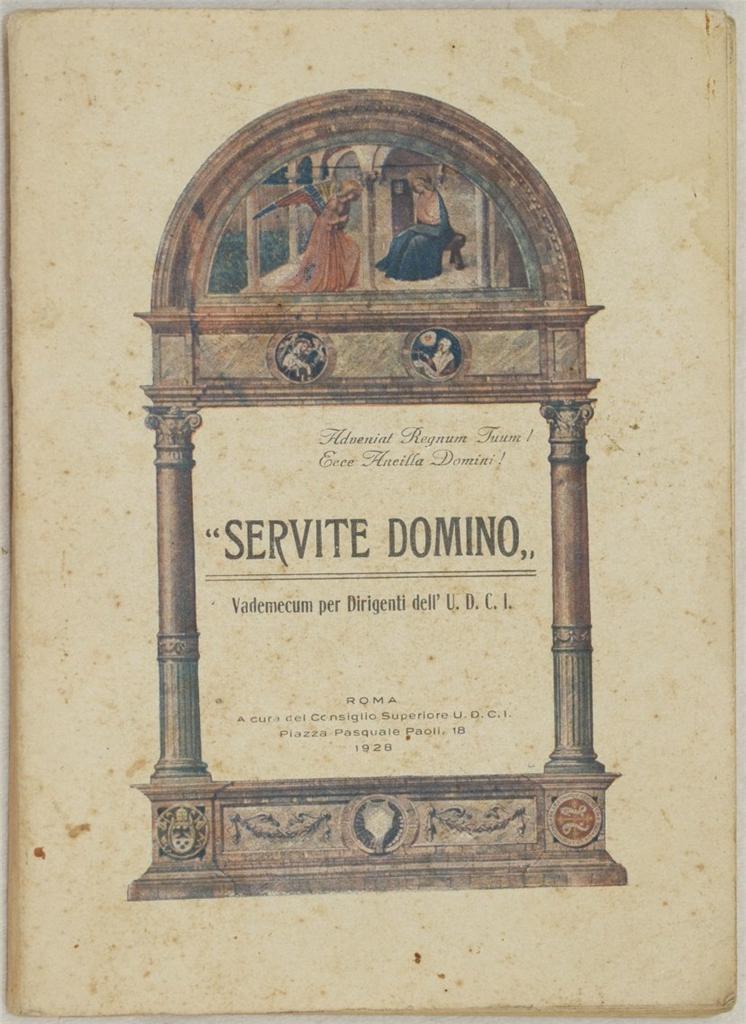 SERVITE DOMINO VADEMECUM PER DIRIGENTI DELL'U. D. C. I.