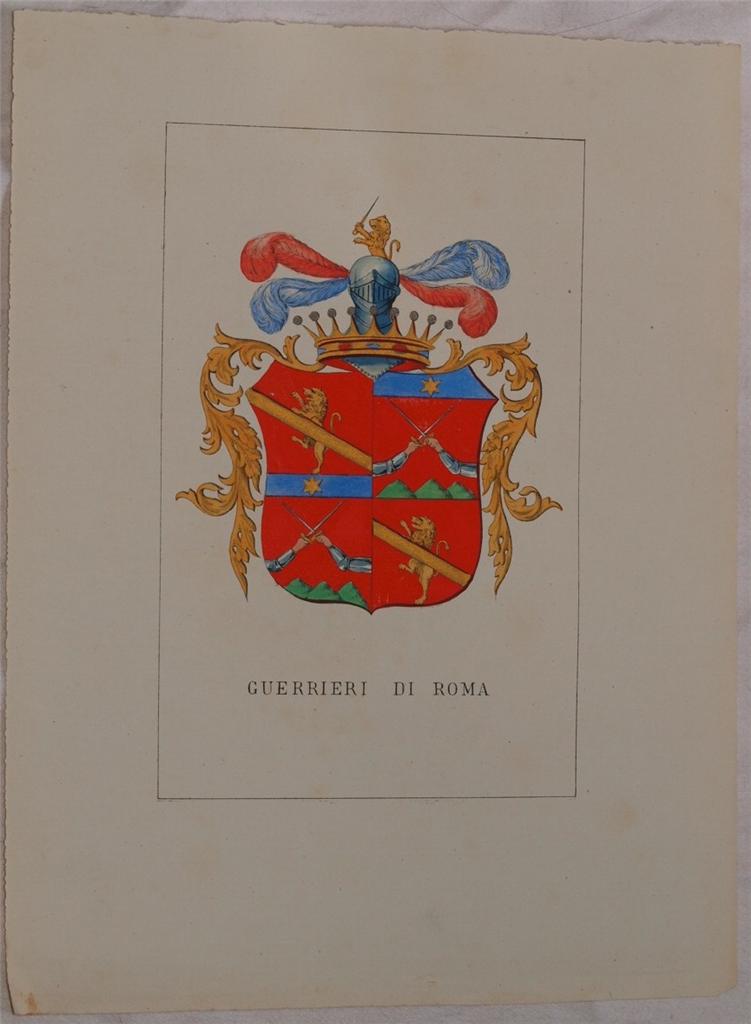 STORIA DELLE FAMIGLIE ILLUSTRI ITALIANE - GUERRIERI DI ROMA