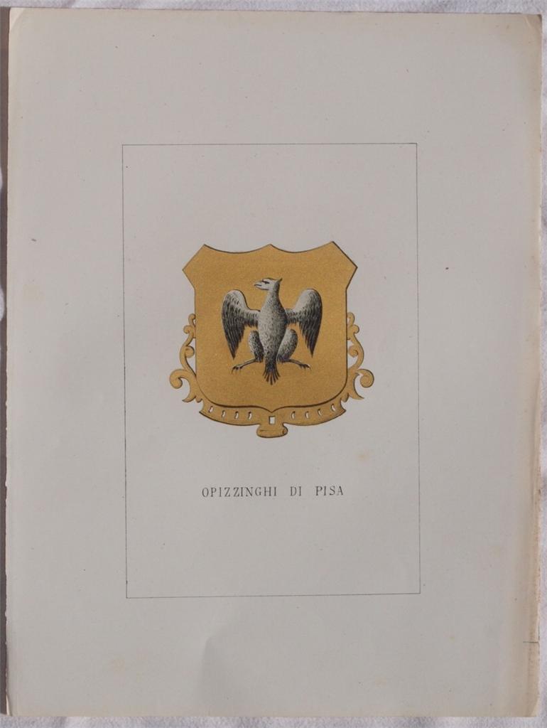 STORIA DELLE FAMIGLIE ILLUSTRI ITALIANE - OPIZZINGHI DI PISA