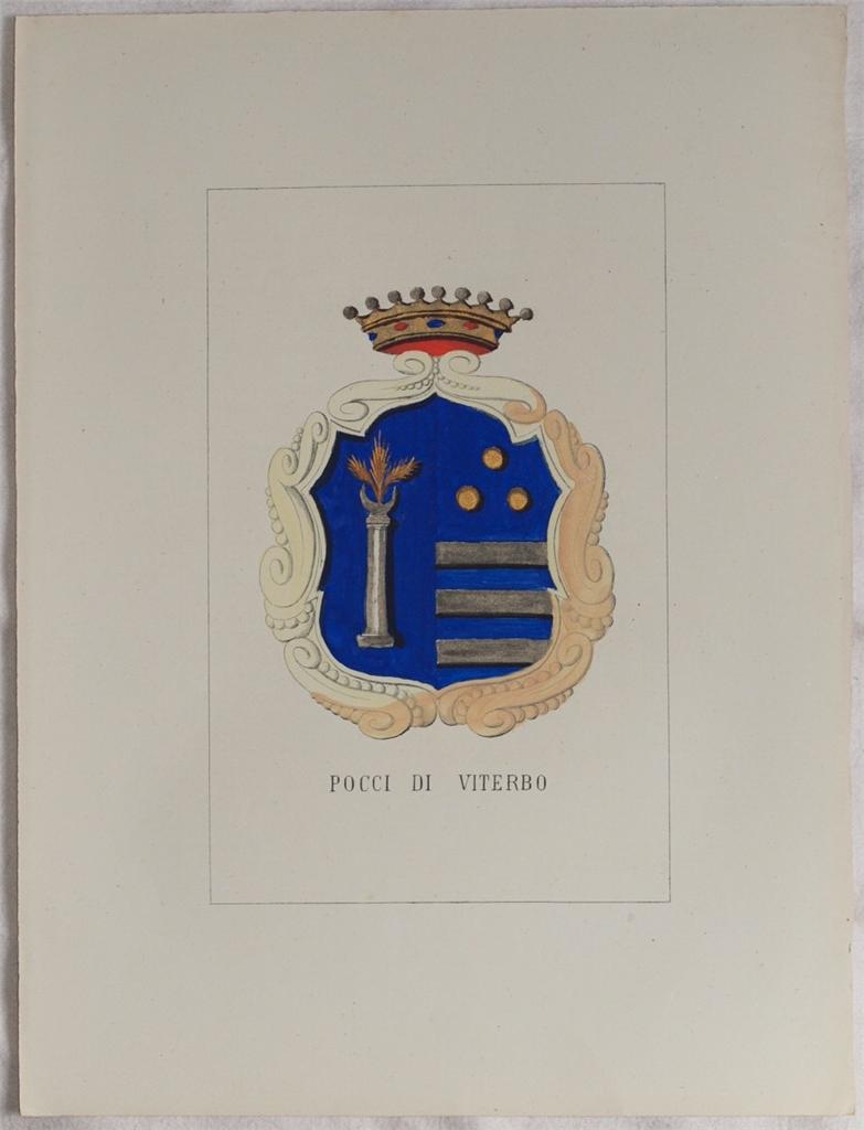 STORIA DELLE FAMIGLIE ILLUSTRI ITALIANE - POCCI DI VITERBO