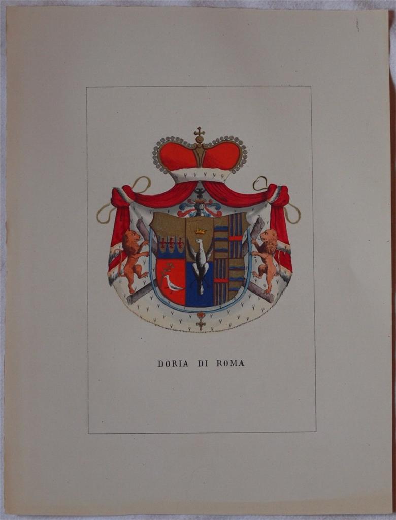 STORIA DELLE FAMIGLIE ILLUSTRI ITALIANE DORIA DI ROMA