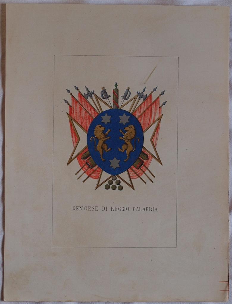 STORIA DELLE FAMIGLIE ILLUSTRI ITALIANE GENOESE DI REGGIO CALABRIA