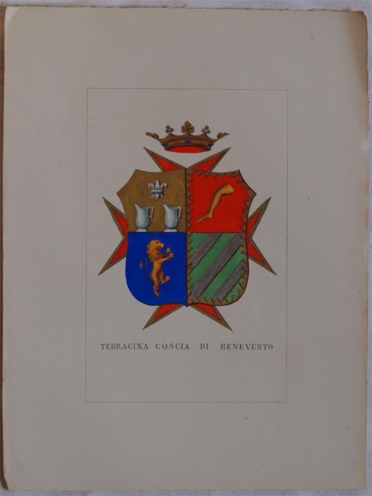 STORIA DELLE FAMIGLIE ILLUSTRI ITALIANE TERRACINA COSCIA DI BENEVENTO
