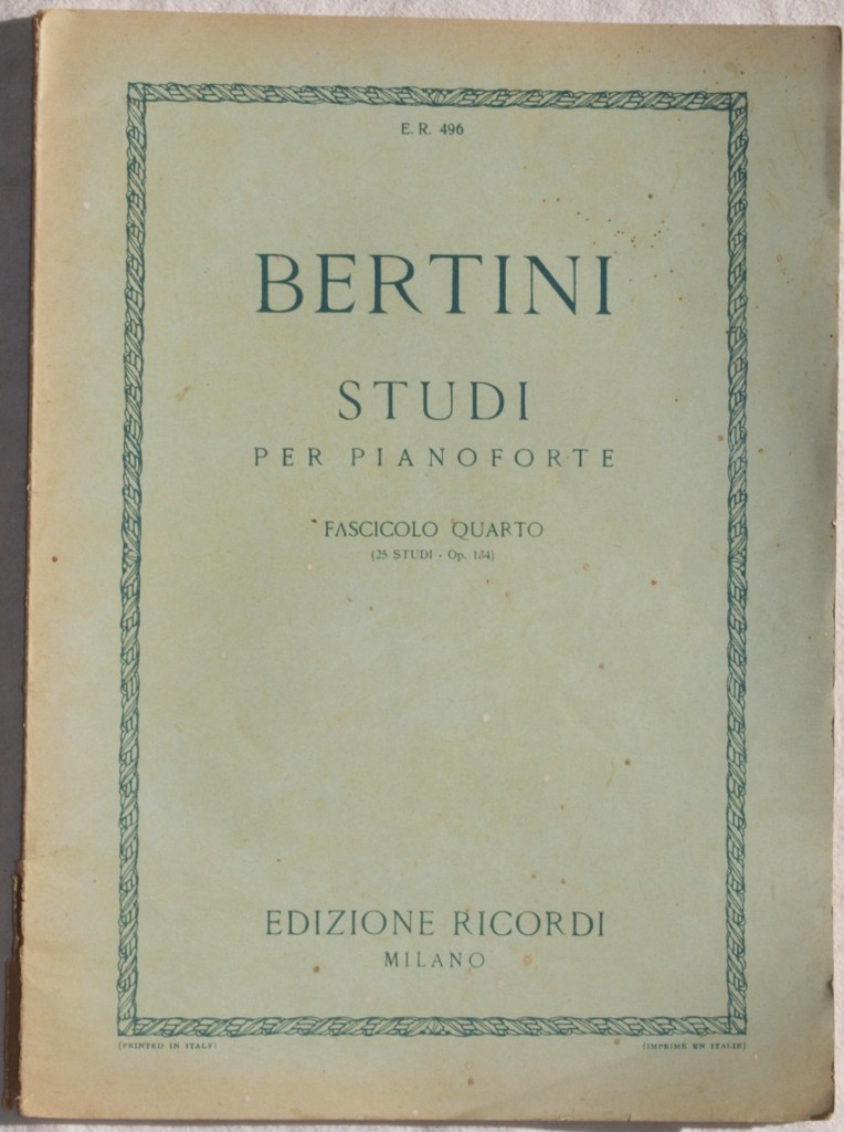 STUDI PER PIANOFORTE NUOVA EDIZIONE RIVEDUTA DA BRUNO MUGELLINI FASCICOLO …