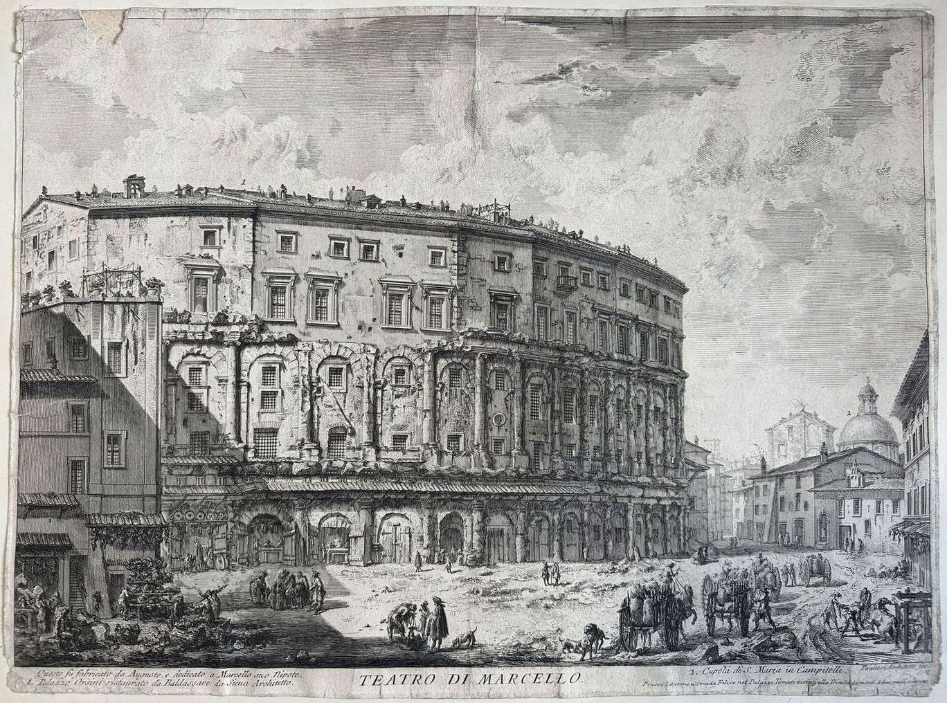 TEATRO DI MARCELLO QUESTO FU FABRICATO DA AUGUSTO E DEDICATO …