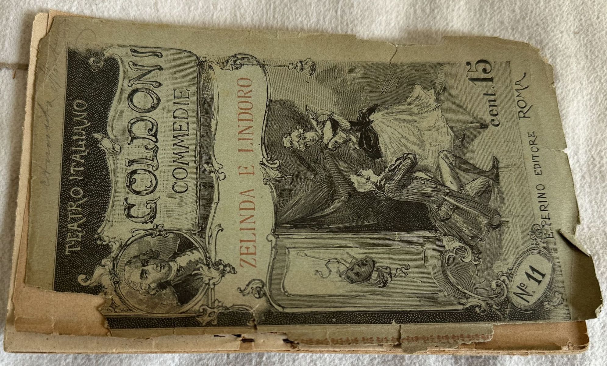 TEATRO ITALIANO GLI AMORI DI ZELINDA E LINDORO