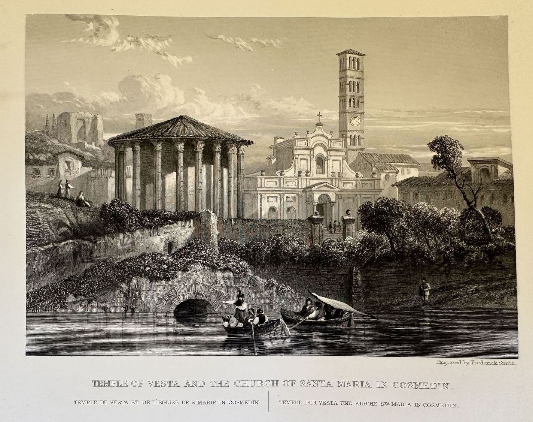 TEMPLE OF VESTA AND THE CHURCH OF SANTA MARIA IN …