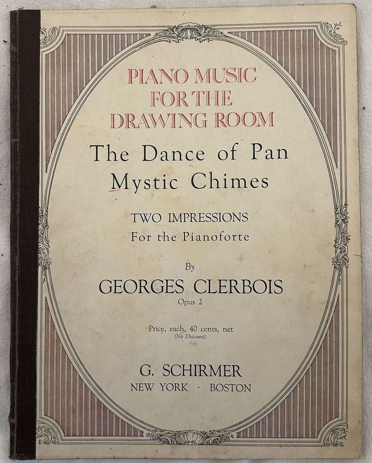 THE DANCE OF PAN MYSTIC CHIMES TWO IMPRESSIONS FOR THE …