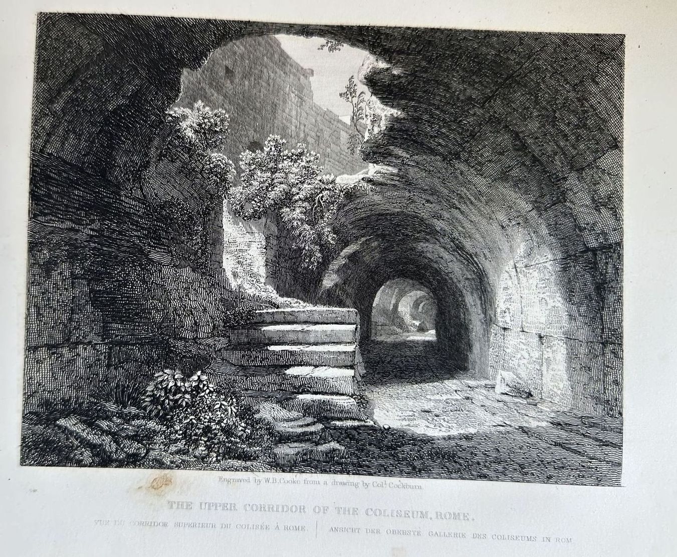 THE UPPER CORRIDOR OF THE COLISEUM, ROME