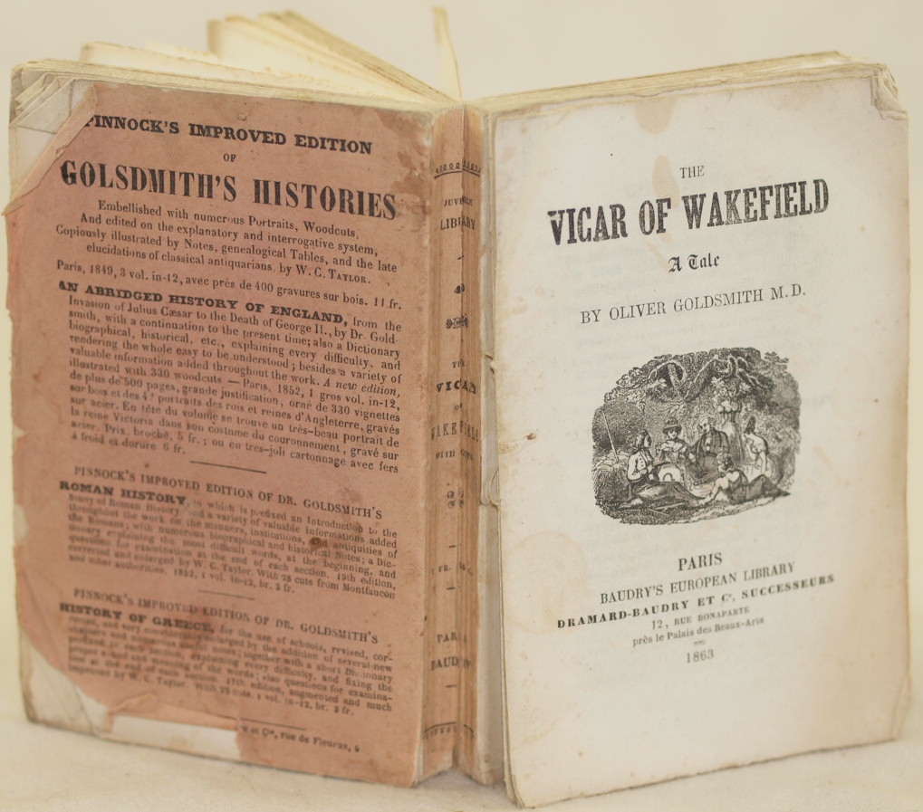 THE VICAR OF WAKEFIELD A TALE
