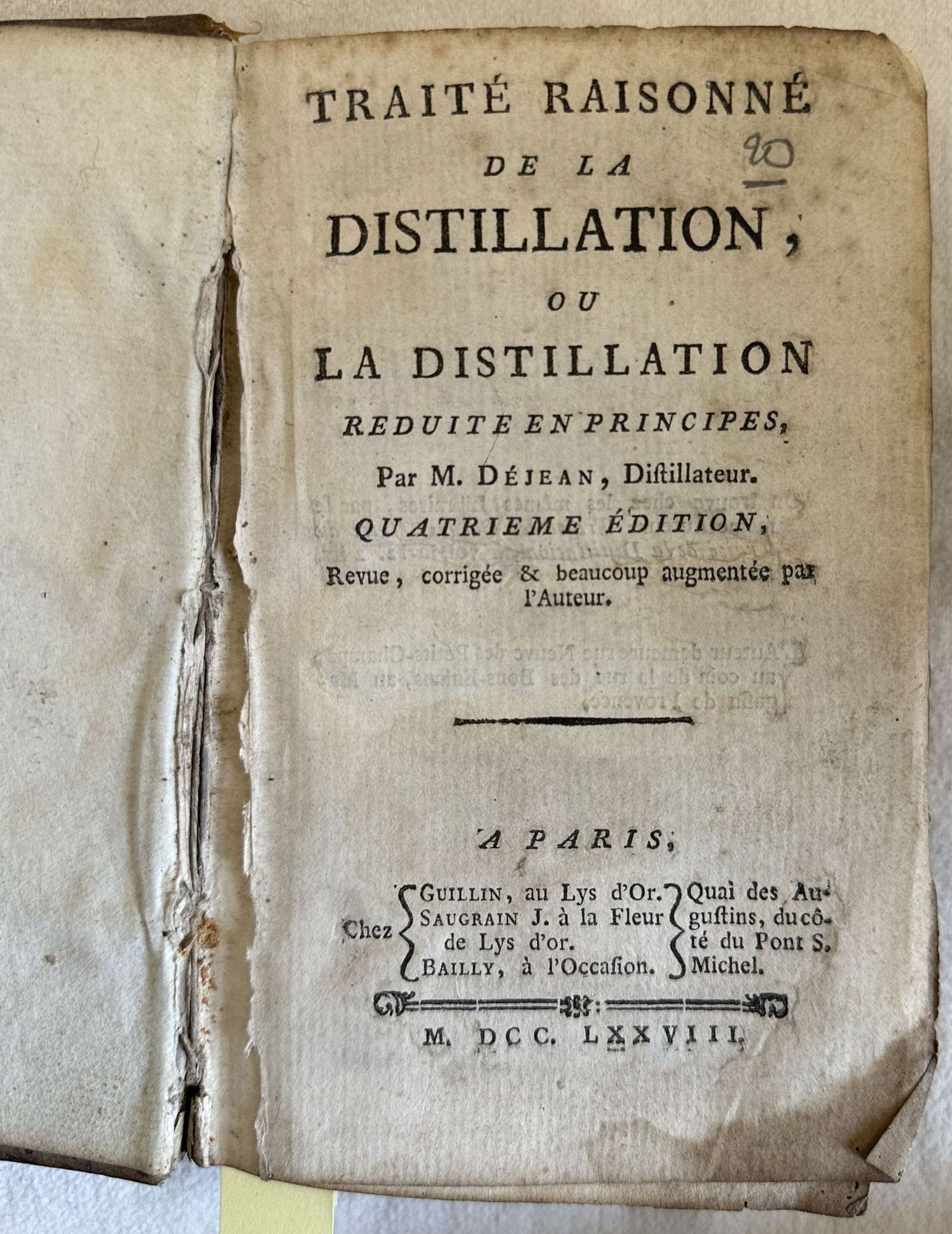 TRAITE RAISONNE DE LA DISTILLATION OU LA DISTILLATION REDUITES EN …