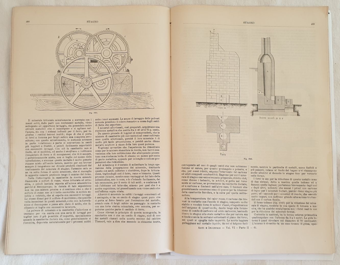 UNIONE TIPOGRAFICO TORINESE ENCICLOPEDIA DELLE ARTI E INDUSTRIE COMPILATA COLLA …