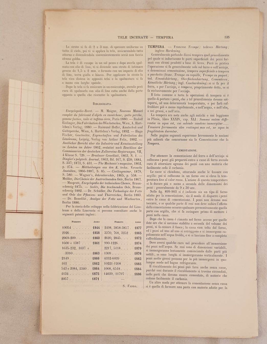 UNIONE TIPOGRAFICO TORINESE ENCICLOPEDIA DELLE ARTI E INDUSTRIE COMPILATA COLLA …