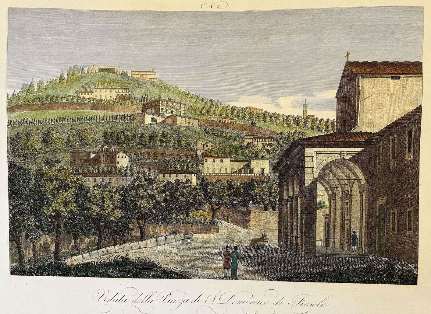 VEDUTA DELLA PIAZZA DI S. DOMENICO DI FIESOLE