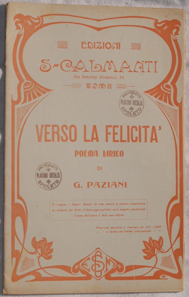 VERSO LA FELICITA