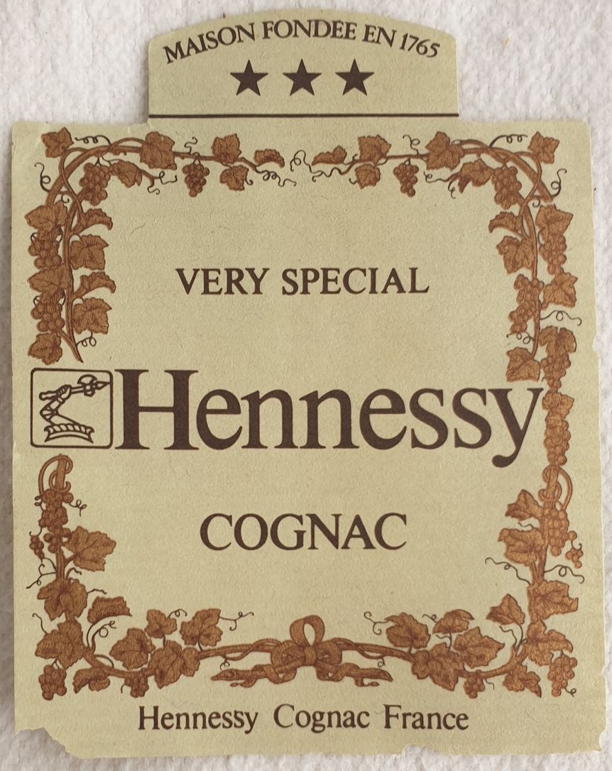 VERY SPECIAL HENNESSY COGNAC HENNESSY COGNAC FRANCE