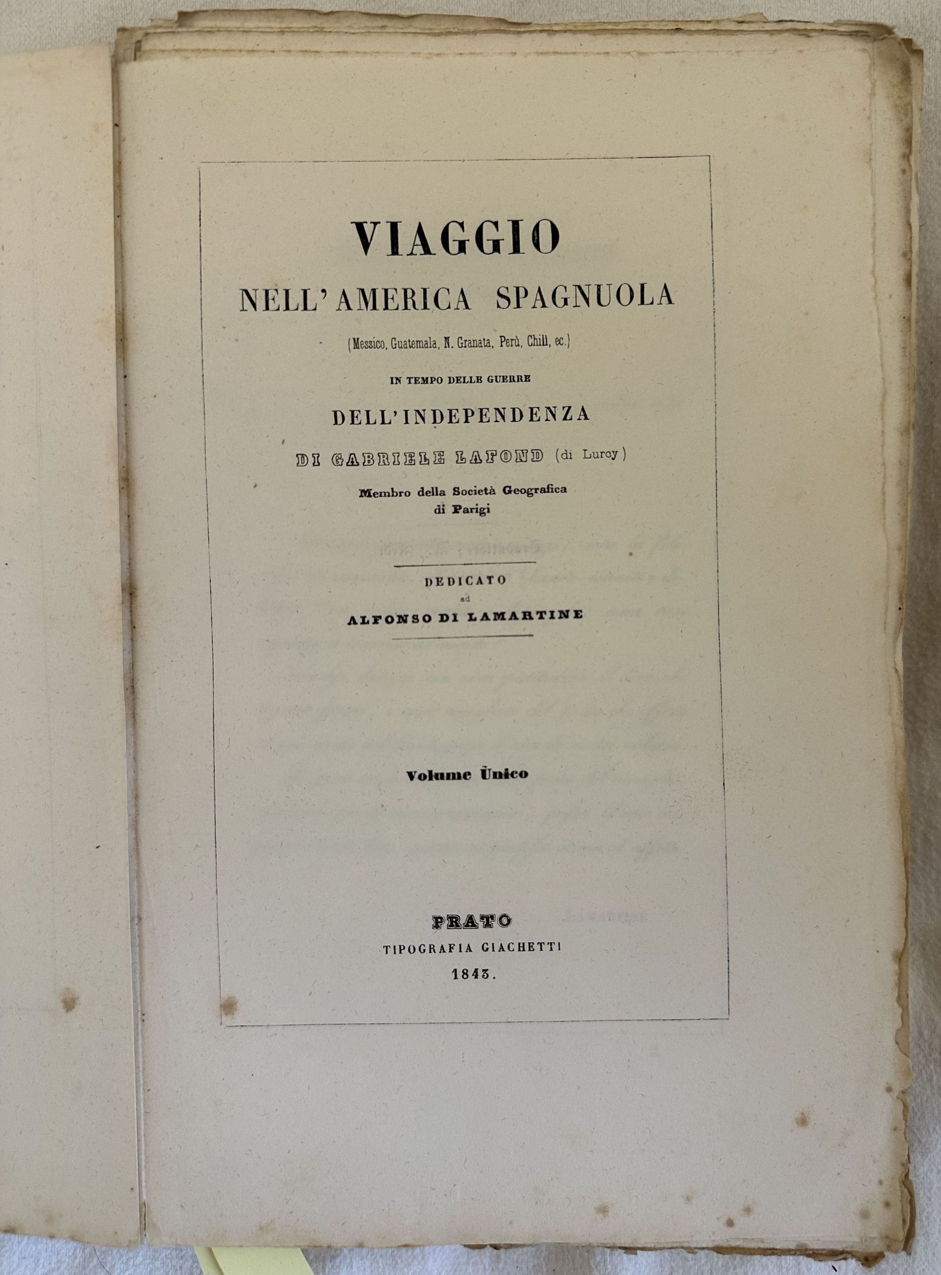 VIAGGIO NELL'AMERICA SPAGNUOLA (MESSICO, GUATEMALA, N. GRANATA, PERU, CHILI) IN …