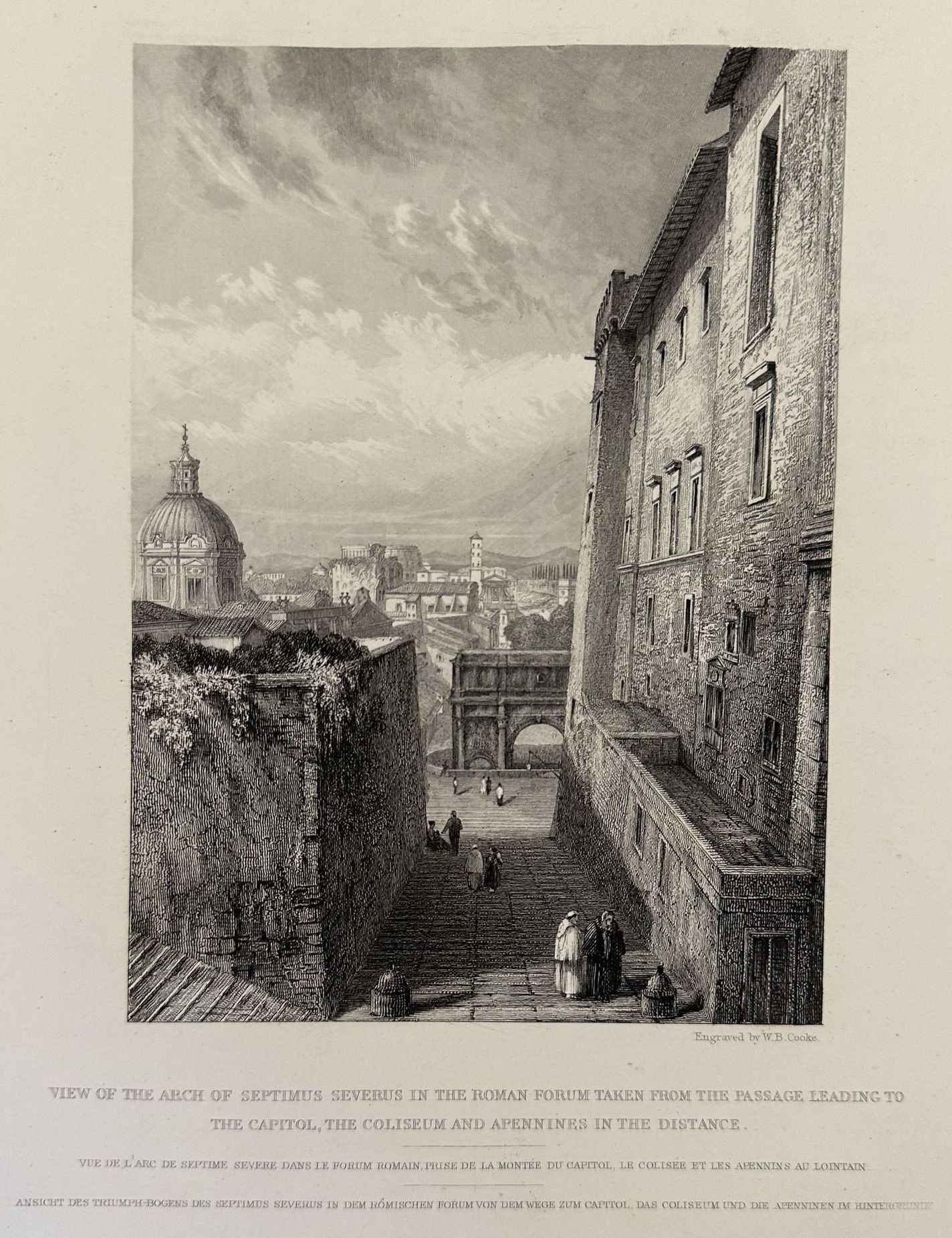VIEW OF THE ARCH OF SEPTIMUS SEVERUS IN THE ROMAN …