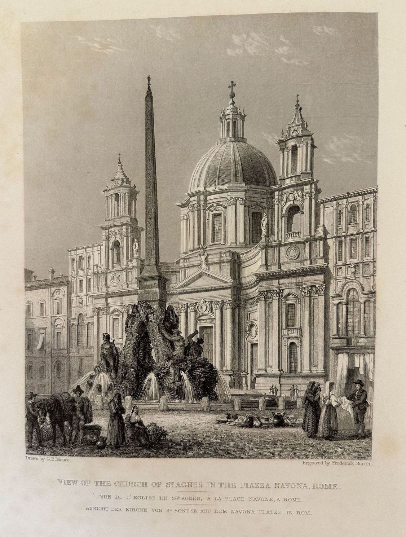 VIEW OF THE CHURCH OF ST AGNES IN THE PIAZZA …