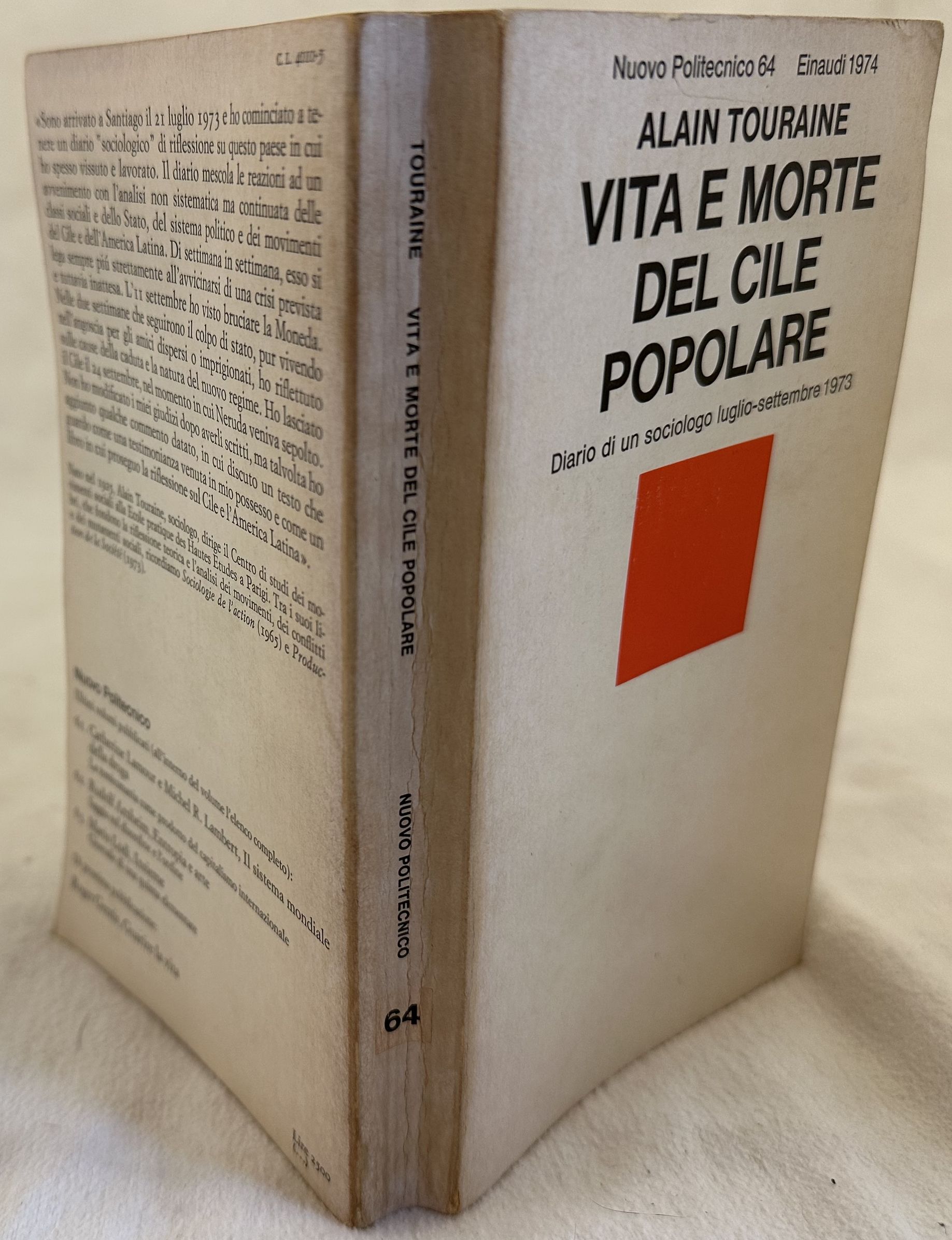 VITA E MORTE DEL CILE POPOLARE DIARIO DI UN SOCIOLOGO …