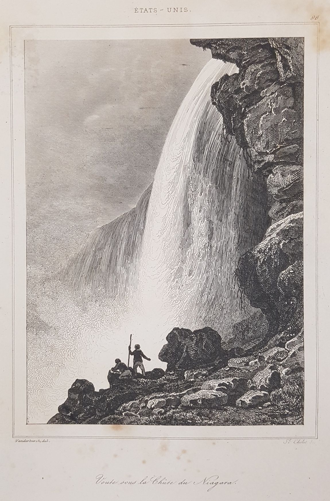 VOUTE SOUS LA CHUTE DU NIAGARA