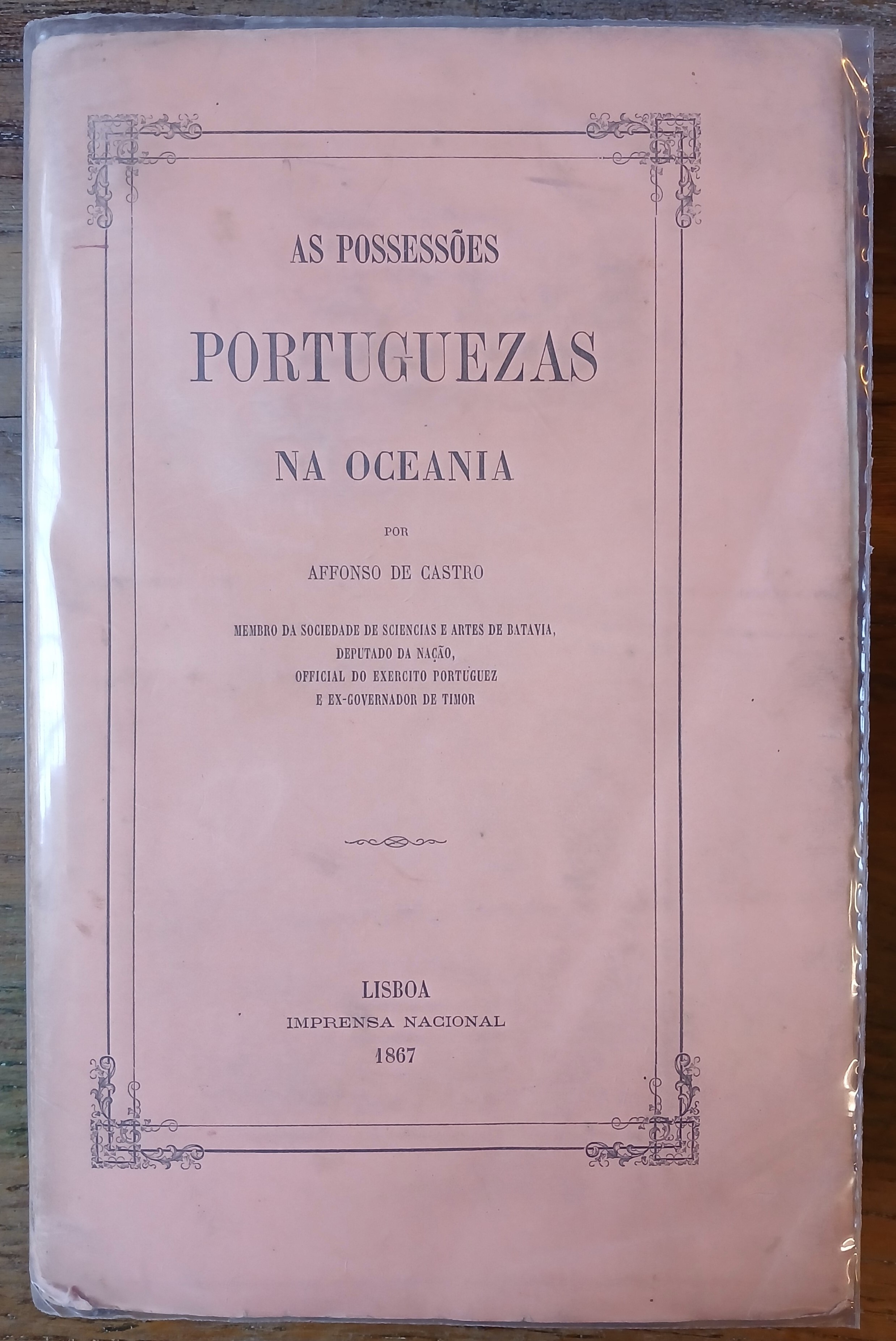 As possessoes portuguezas na Oceania.