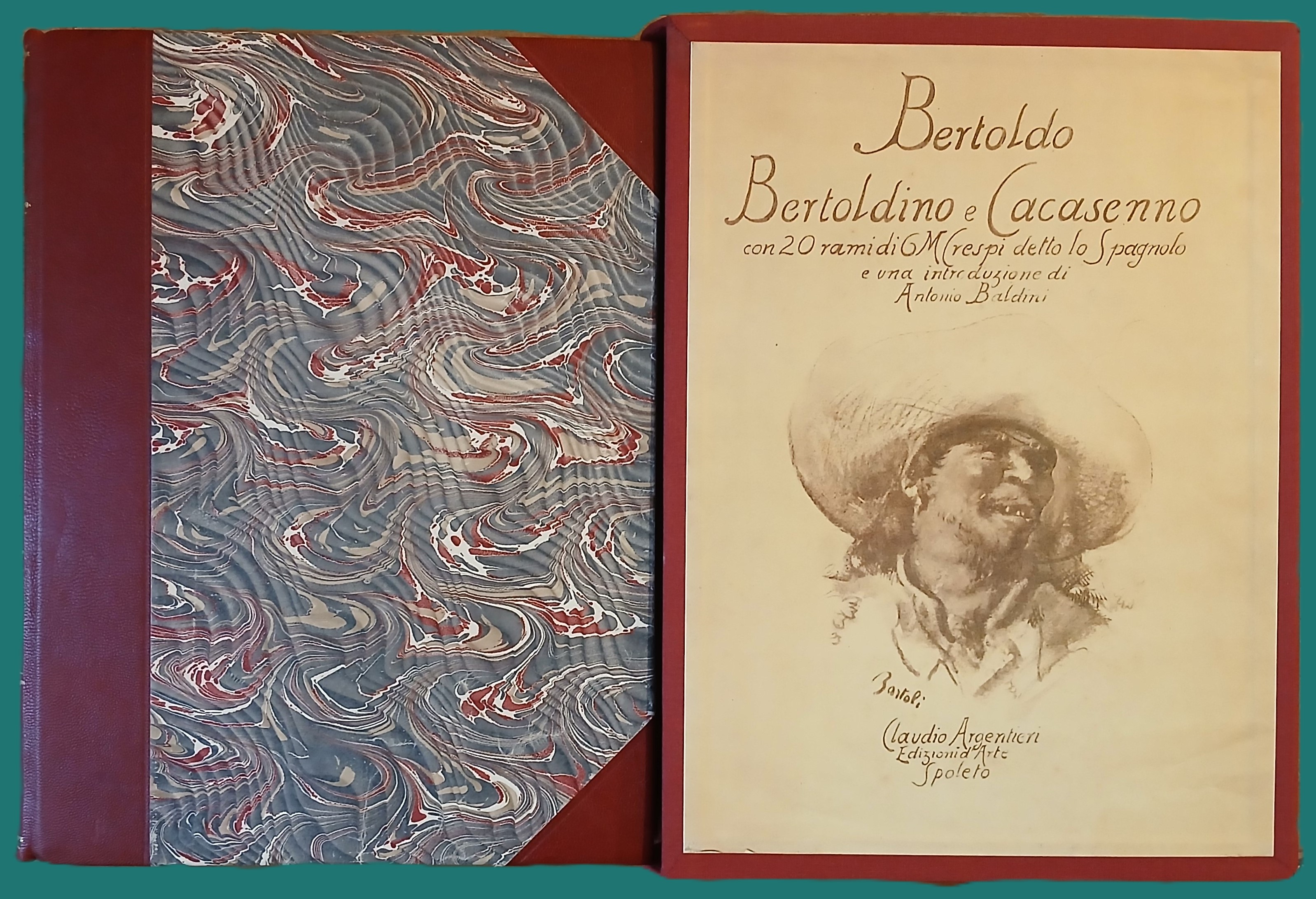 Bertoldo con Bertoldino e Cacasenno. Illustrati con venti incisioni in …