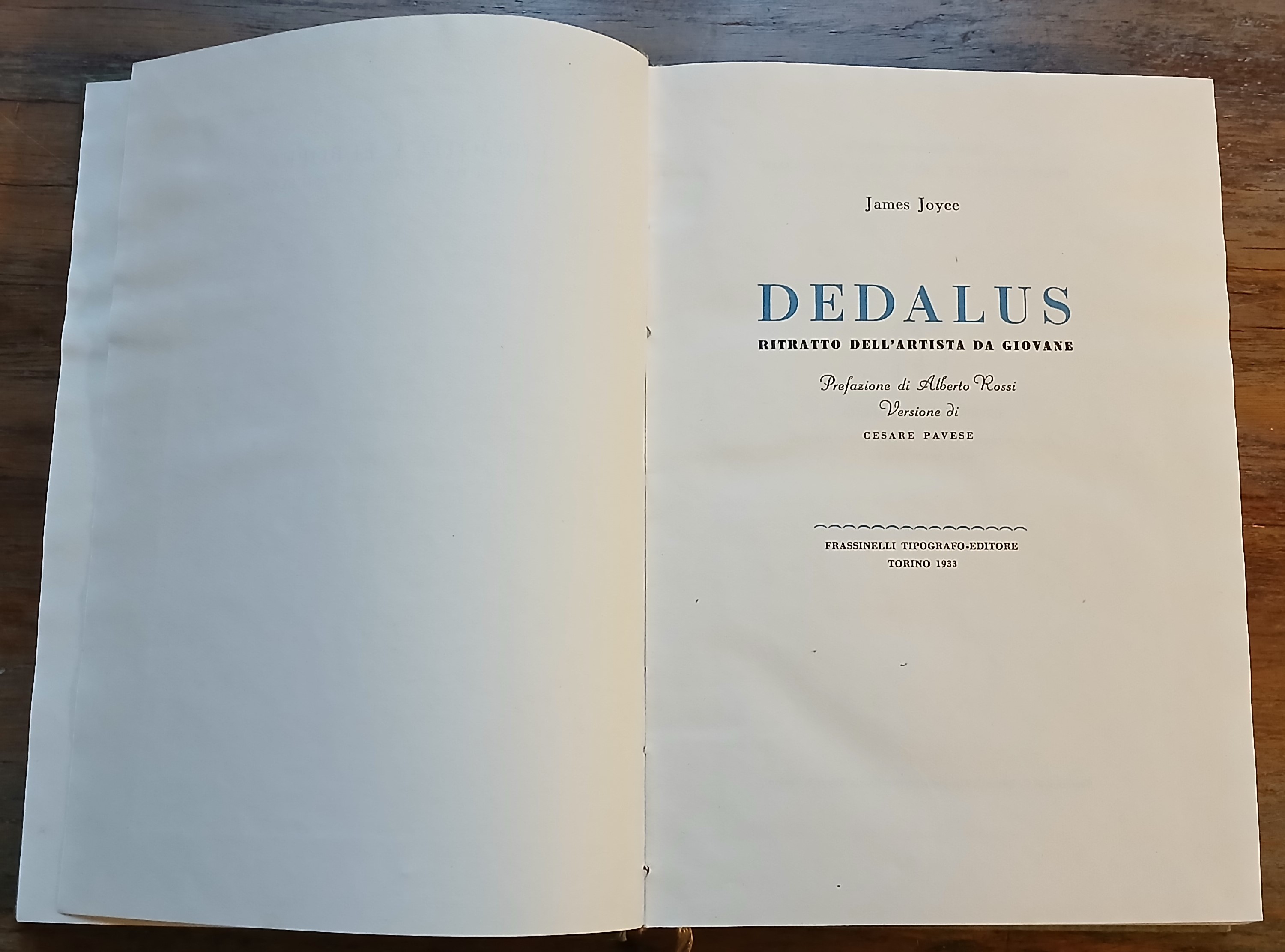 Dedalus. Ritratto dell'artista da giovane.