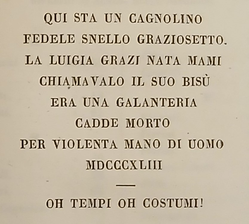 Iscrizioni italiane del Dottor Carlo Mongardi medicinese socio di varie …
