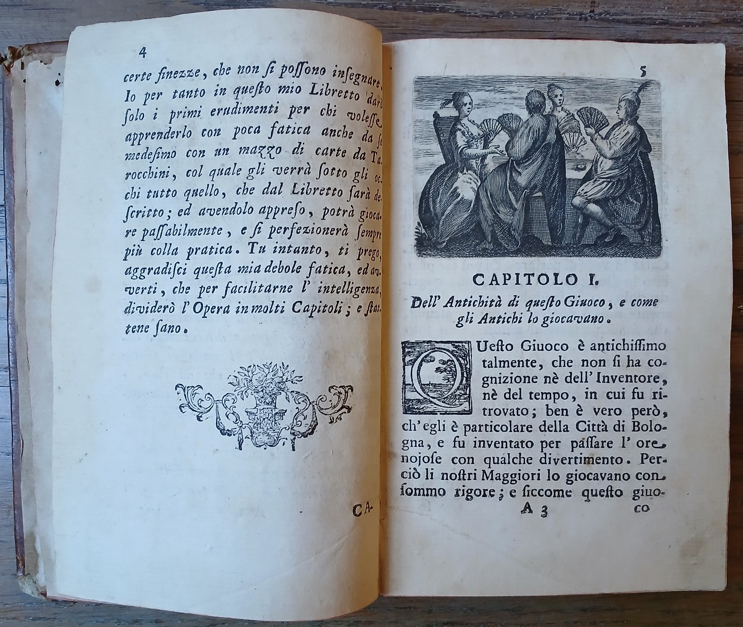 Istruzioni necessarie per chi volesse imparare il giuoco dilettevole delli …