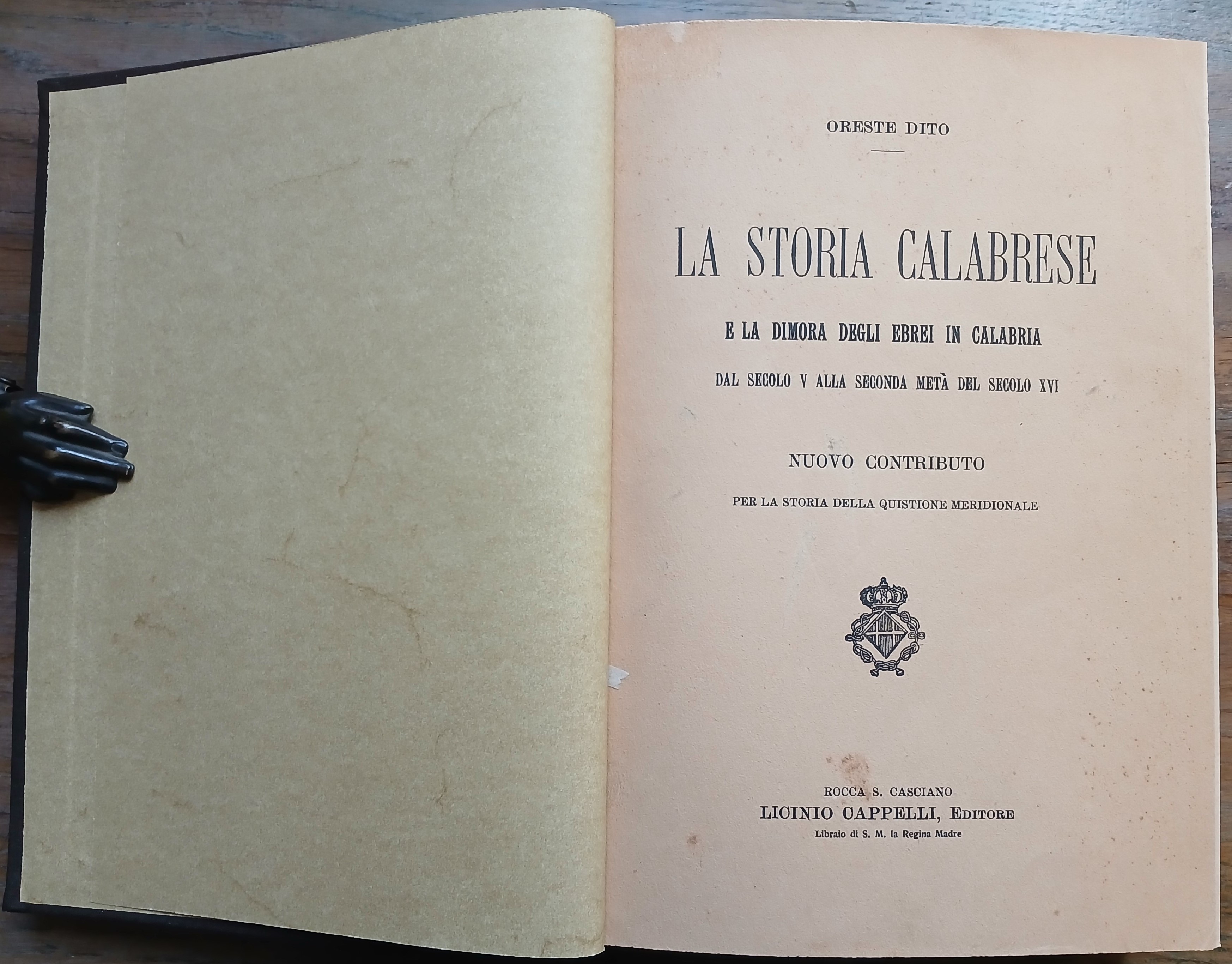 La Storia Calabrese e la dimora degli Ebrei in Calabria, …