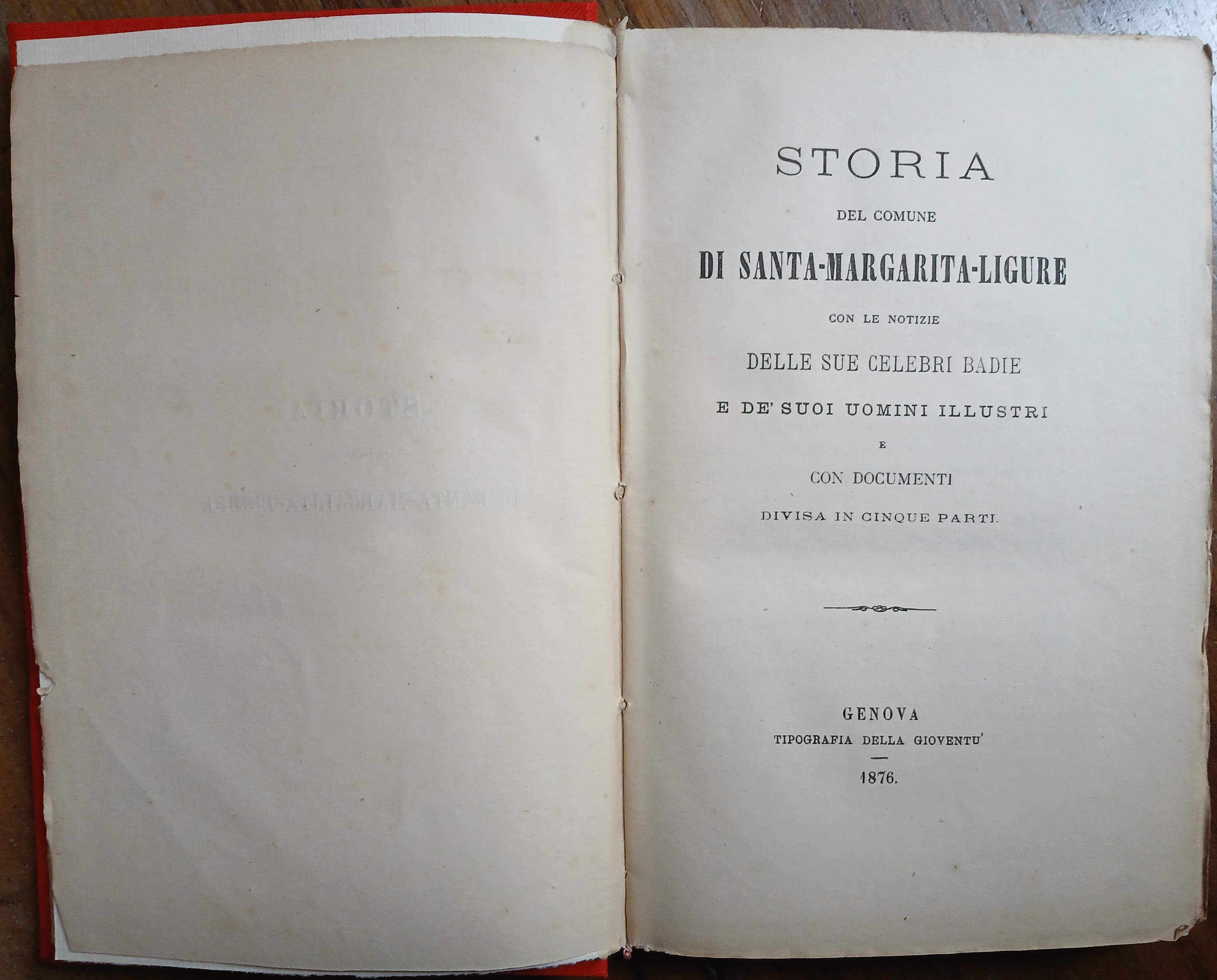 "Storia del Comune di Santa Margarita Ligure, con le notizie …