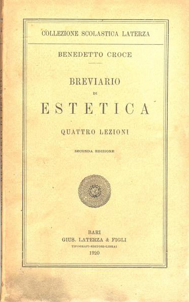 BREVIARIO DI ESTETICA - QUATTRO LEZIONI