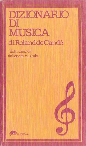 DIZIONARIO DI MUSICA