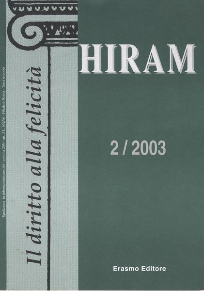 HIRAM Il diritto alla felicità