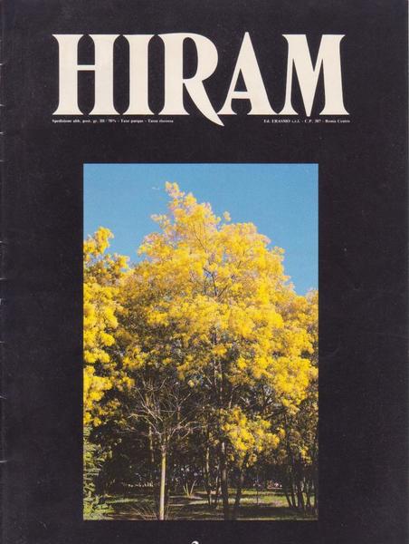 Hiram, rivista di massoneria.