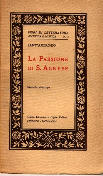 LA PASSIONE DI S. AGNESE