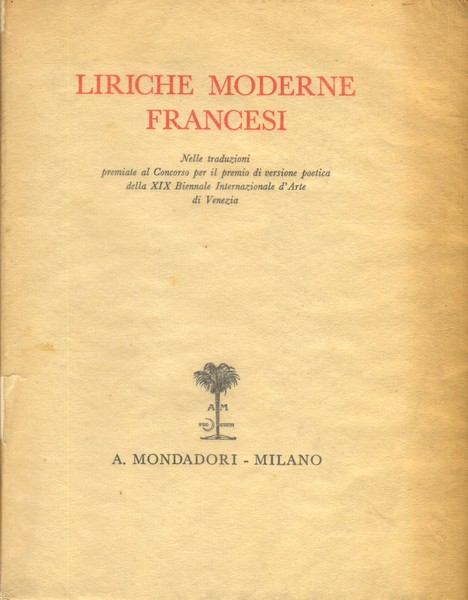 LIRICHE MODERNE FRANCESI