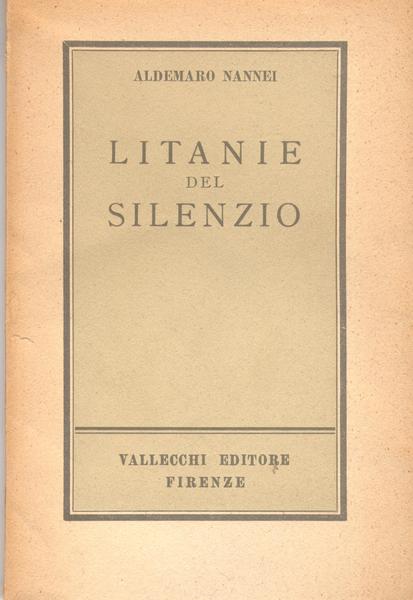 LITANIE DEL SILENZIO