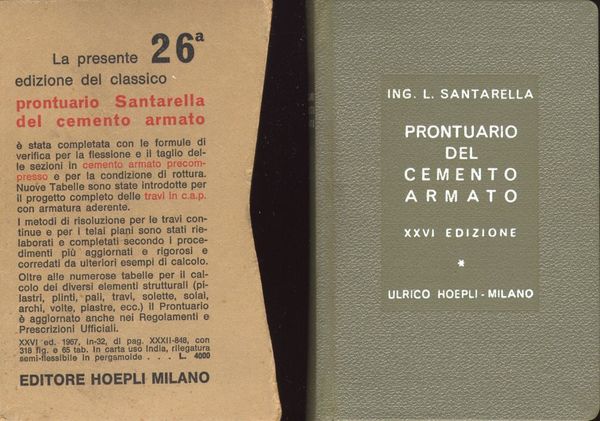 PRONTUARIO DEL CEMENTO ARMATO (con cofanetto)