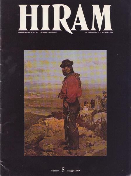 Rivista Massoneria, HIRAM Maggio 1989 (vedi immagine indice allegato)