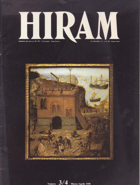 Rivista Massoneria, HIRAM Mar./Apr. 1990 (vedi immagine indice allegato)