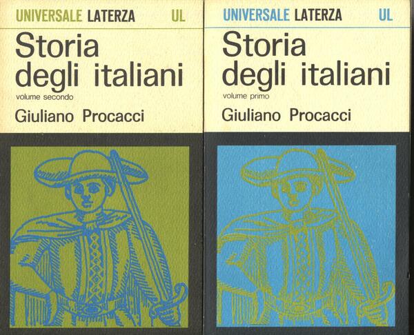 STORIA DEGLI ITALIANI, 2 Volumi