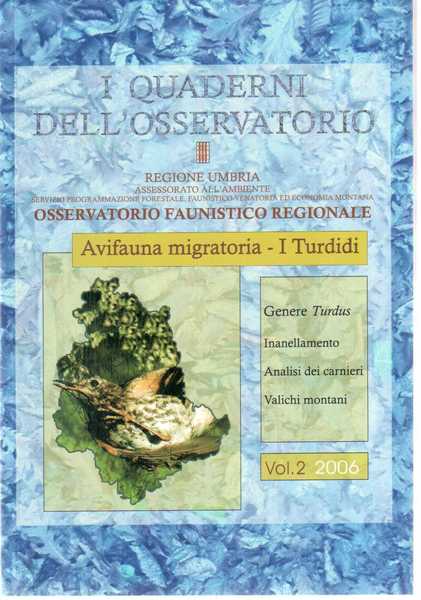 Avifauna Migratoria - I Turdidi in Umbria